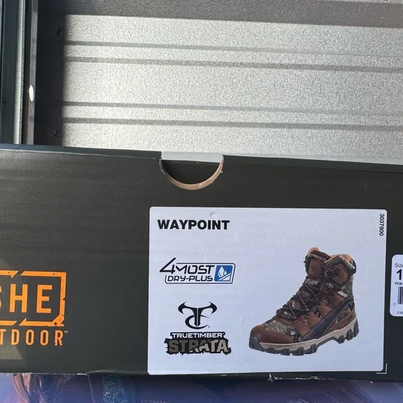 SHE Outdoor Waypoint Waterproof Hunting Boots Women’s 10 Camo NWT - Picture 3 of 14